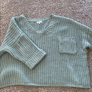 Oversized Seafoam Green Sweater